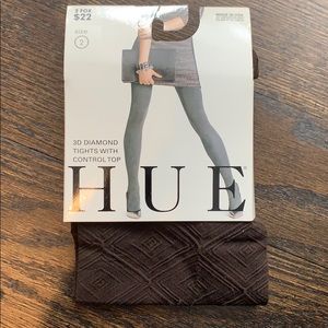 HUE Accessories - Hue 3D Diamond tights with Control Top HUE Accessories - Hue 3D Diamond tights with Control Top